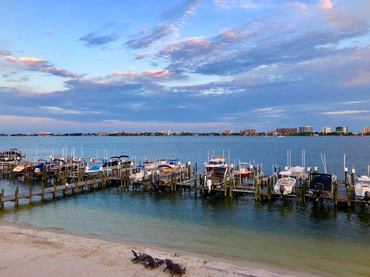 Marina and boats in Orange Beach, Baldwin County